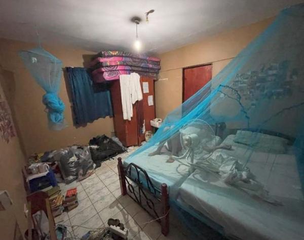 The room we lived in. Snowboarding